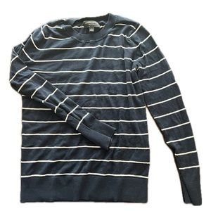 Banana Republic Navy Striped Forever Sweater